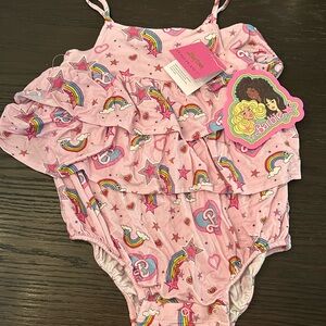 Posh peanut Barbie Ruffled Bubble Romper